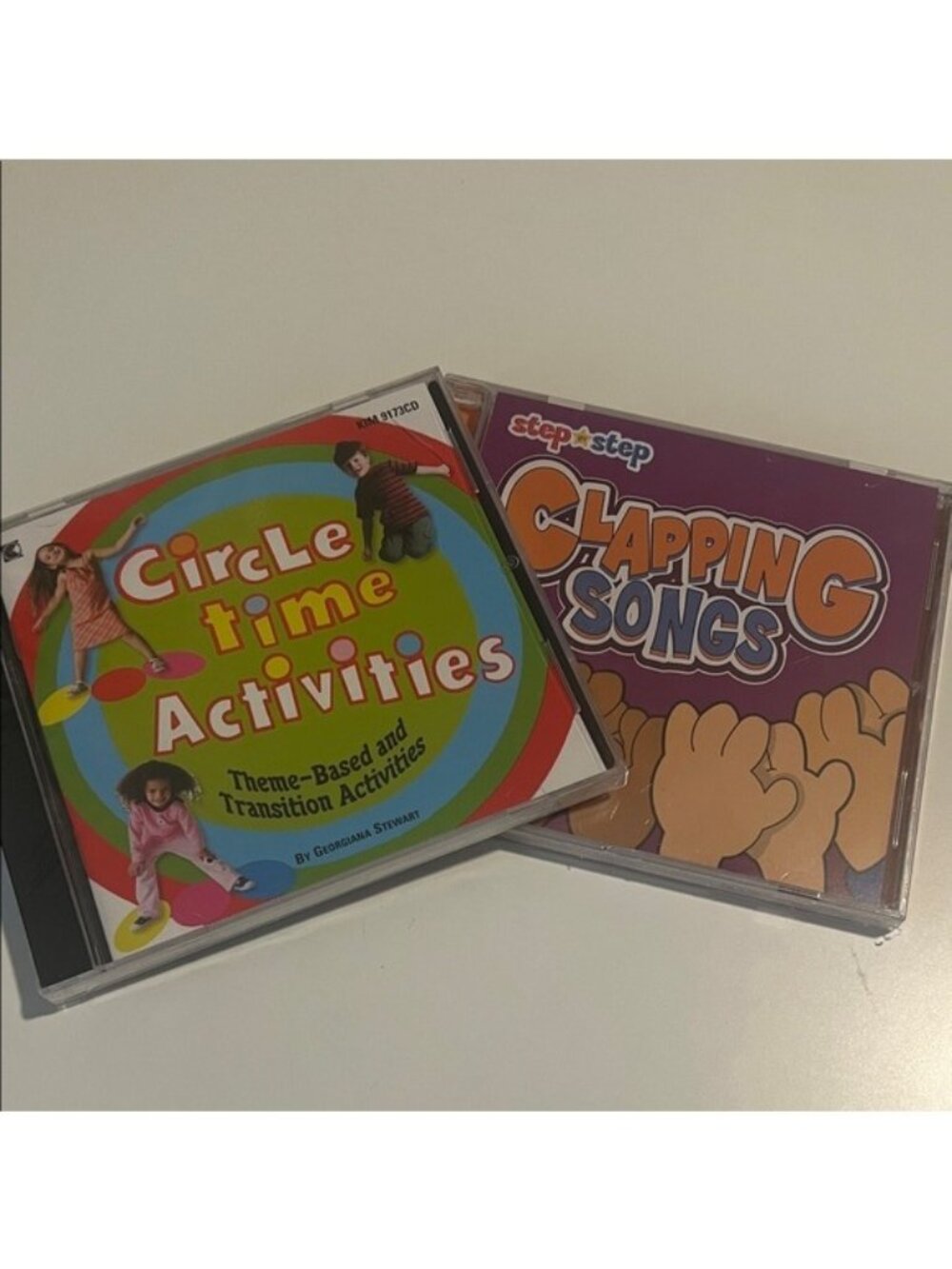 Pre-school Circle Time and Clapping Songs Variety Set of Two CDs Unopened